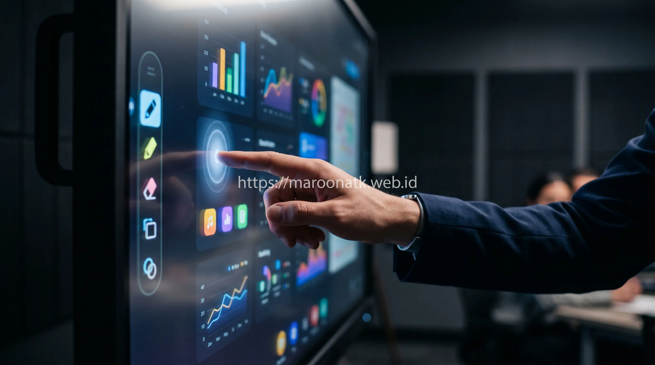 Layar Smart Board Multi-touch untuk Ruang Meeting Korporat