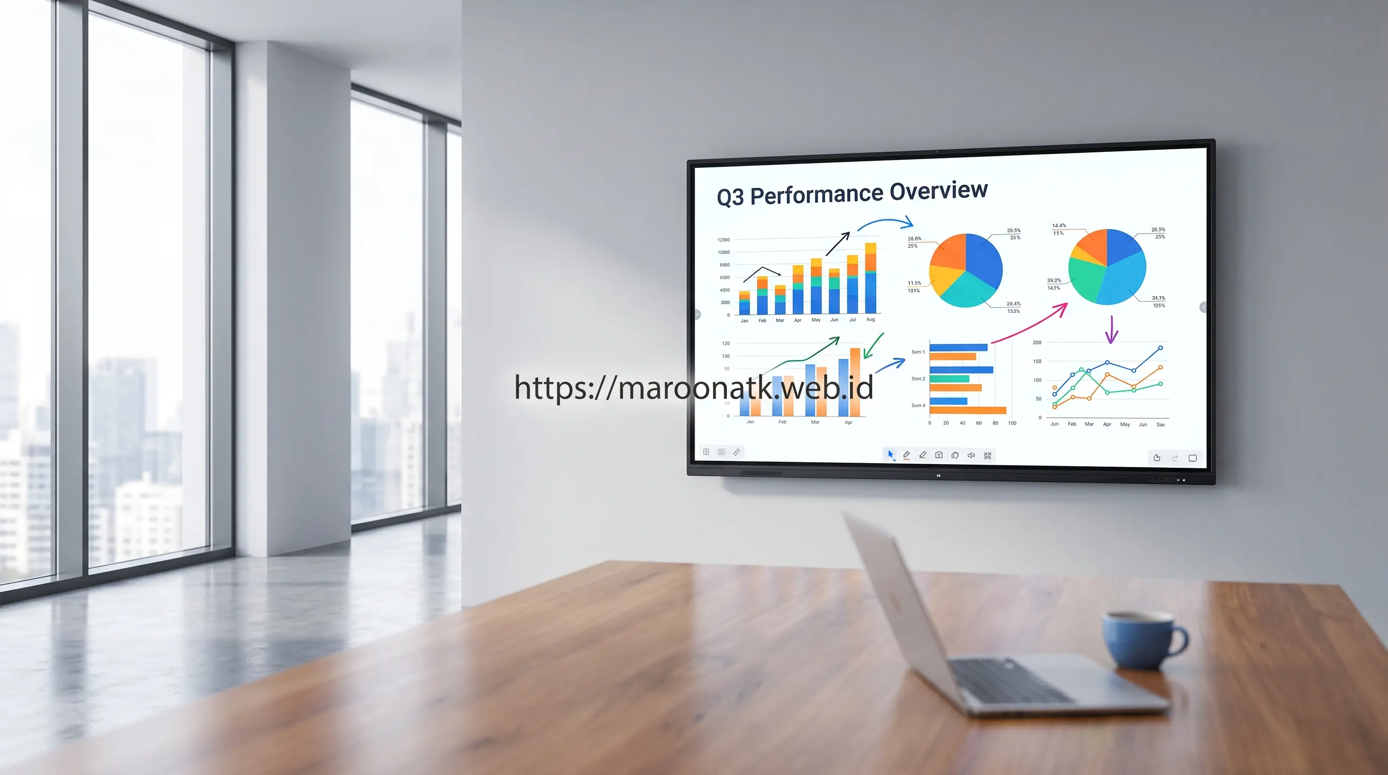 Fitur Wireless Screen Mirroring pada Papan Tulis Digital