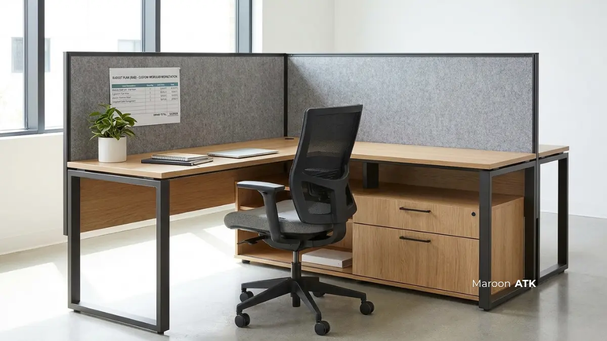 Anggaran Pengadaan Furniture Kantor Custom, 5 Kota