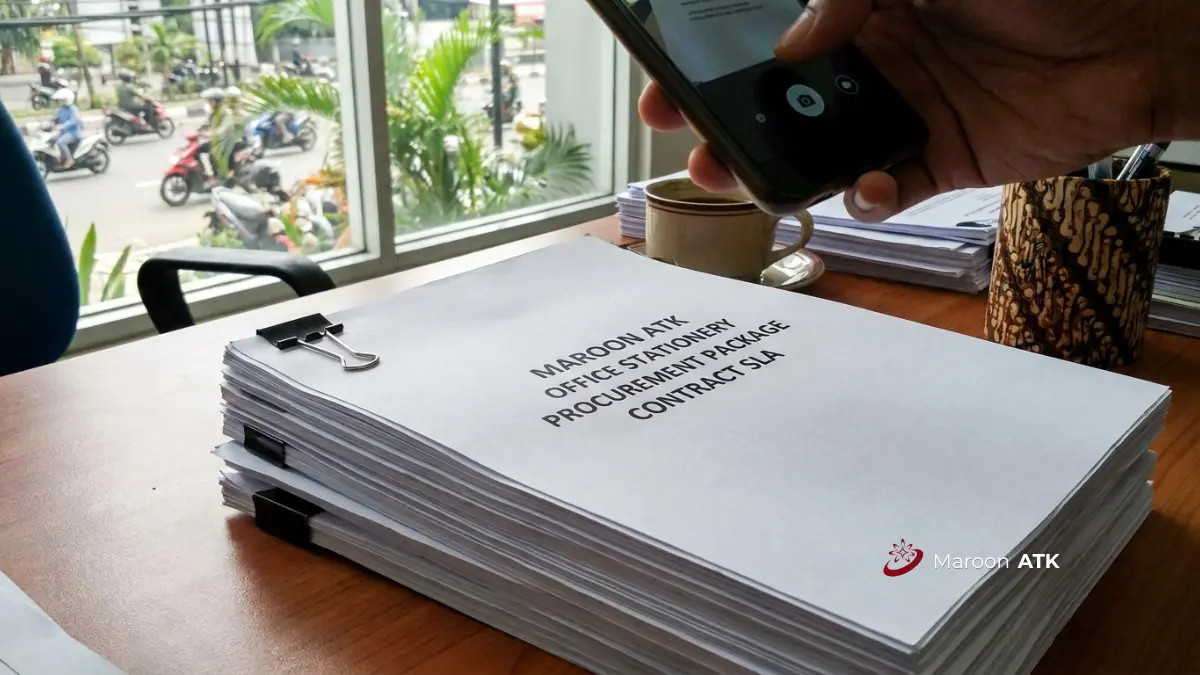 Negosiasi SLA Kontrak Paket Pengadaan ATK di 5 Kota