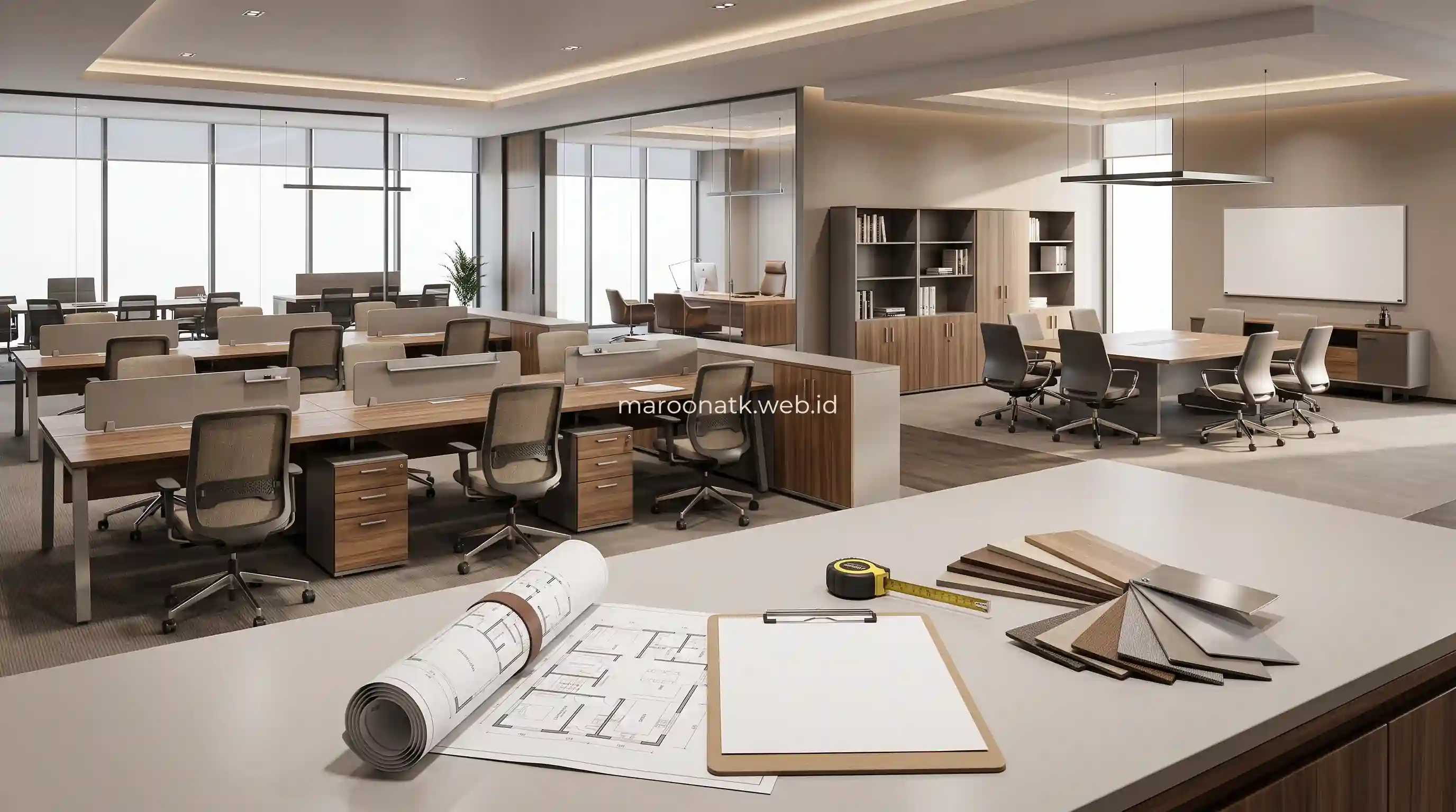 Proses Quality Control Furniture Kantor Sebelum Pengiriman ke Perusahaan